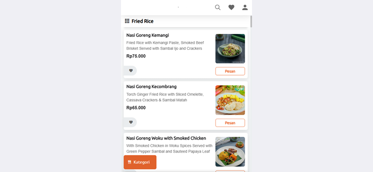 Kelola Situs Web Restoran dan Aplikasi Pemesanan Dine in Jakarta Selatan