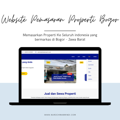 kelola situs web properti bogor
