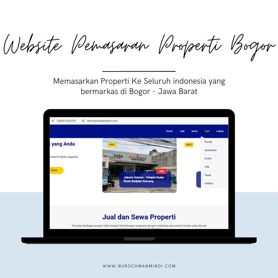 Kelola Situs Web Properti Bogor